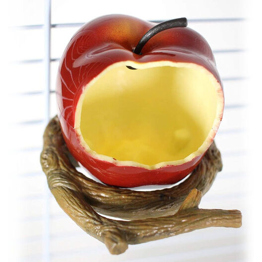 Penn Plax Comedero en forma de manzana para pájaros, , large image number null